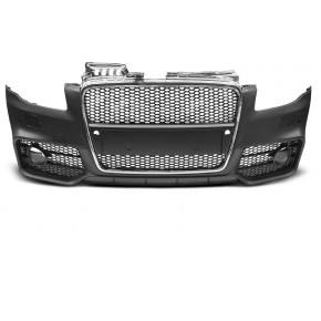 Pare-choc Avant Sport Noir Chrome PDC pour Audi A4 2004-2008 a 828,23 € ZPAU15 chez CAROU TUNING