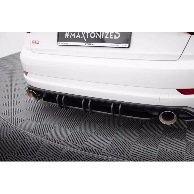 Street Pro Rear Diffuser Volkswagen Jetta GLI Mk7 a 357,56 € uniw-VWJE7GLICNC-RS1B*21105 chez CAROU TUNING
