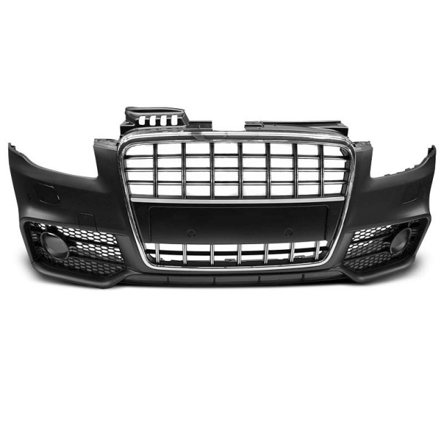 Pare-choc Avant Sport Chrome Noir pour Audi A4 2004-2008 a 864,32 € ZPAU21 chez CAROU TUNING