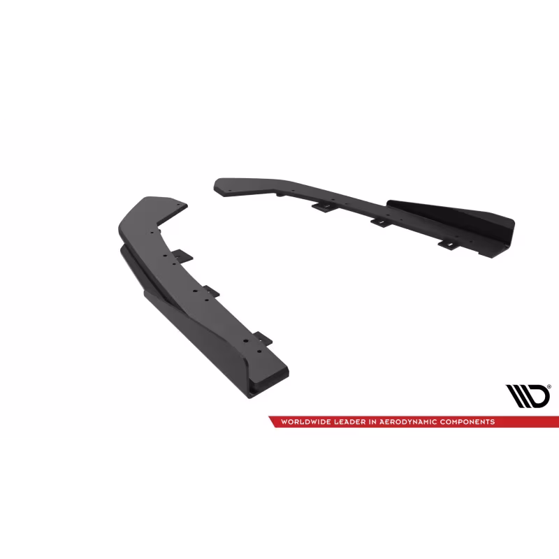 Street Pro Rear Side Splitters + Flaps Volkswagen Jetta GLI Mk7 a 313,13 € uniw-VWJE7GLICNC-RSD1BRB+RSF1G*21113 chez CAROU TUNING