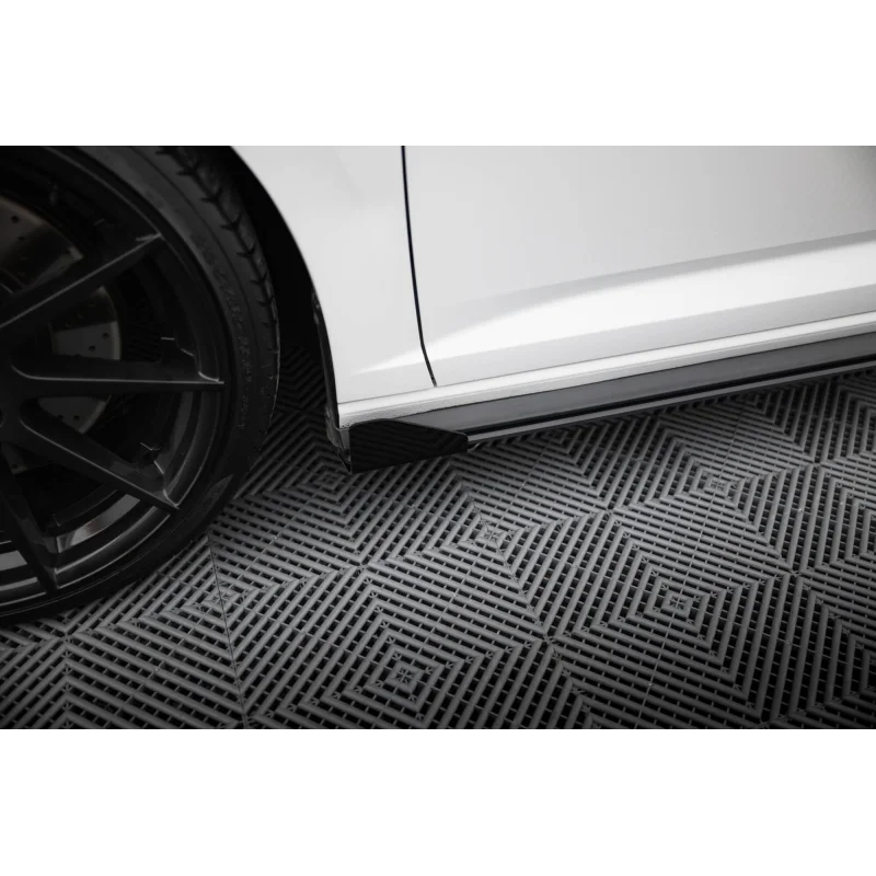 Street Pro Side Skirts Diffusers + Flaps Volkswagen Jetta GLI Mk7 a 482,39 € uniw-VWJE7GLICNC-SD1B+SF1G*21118 chez CAROU TUNING