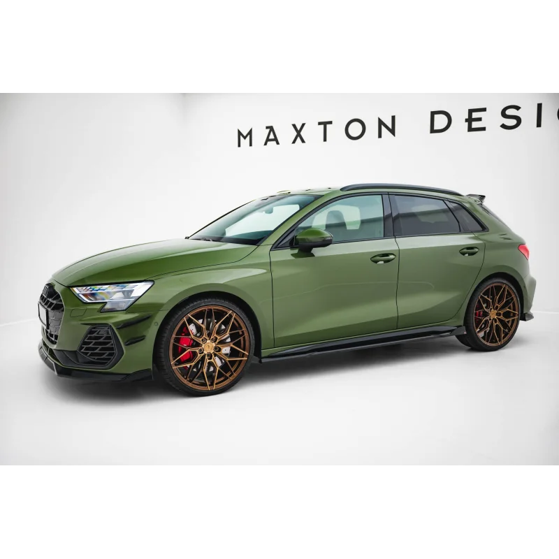 Side Skirts Diffusers V.3 Audi S3 Sportback / A3 S-line Sportback 8Y Facelift a 421,03 € uniw-AU-S3-8YF-S-SD2G*21763 chez CAROU TUNING