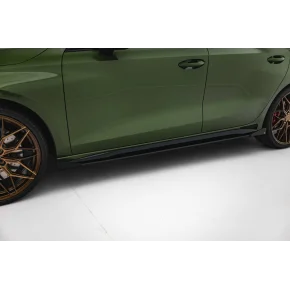 Street Pro Side Skirts Diffusers + Flaps Audi S3 Sportback / A3 S-line Sportback 8Y Facelift a 482,39 € uniw-AUS38YFCNC-SD1B+SF1G*21791 chez CAROU TUNING