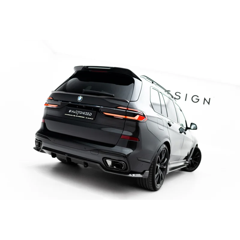 Prepreg Carbon Fiber Tailgate Spoiler (Upper) BMW X7 M-Pack G07 Facelift a 2 325,21 € uniw-CF-BM-X7-07F-MPACK-H1+H1R-245-P*21843 chez CAROU TUNING