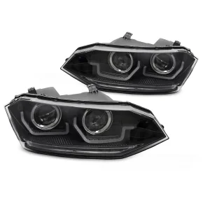 Feux Diurnes LED Noir pour VW Polo VI 2017-2021 a 673,71 € LPVWY2 chez CAROU TUNING