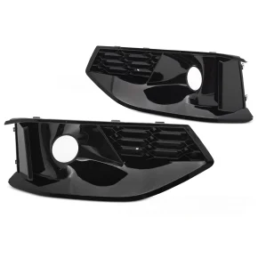 FOG LIGHT COVER GLOSSY BLACK fits AUDI A4 B9 20-24 a 272,29 € GRAUA5 chez CAROU TUNING