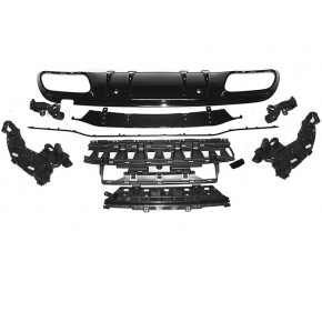 DIFFUSEUR NOIR BRILLANT SPORT s'adapte à MERCEDES W205 18- a 508,97 € ZTME25 chez CAROU TUNING