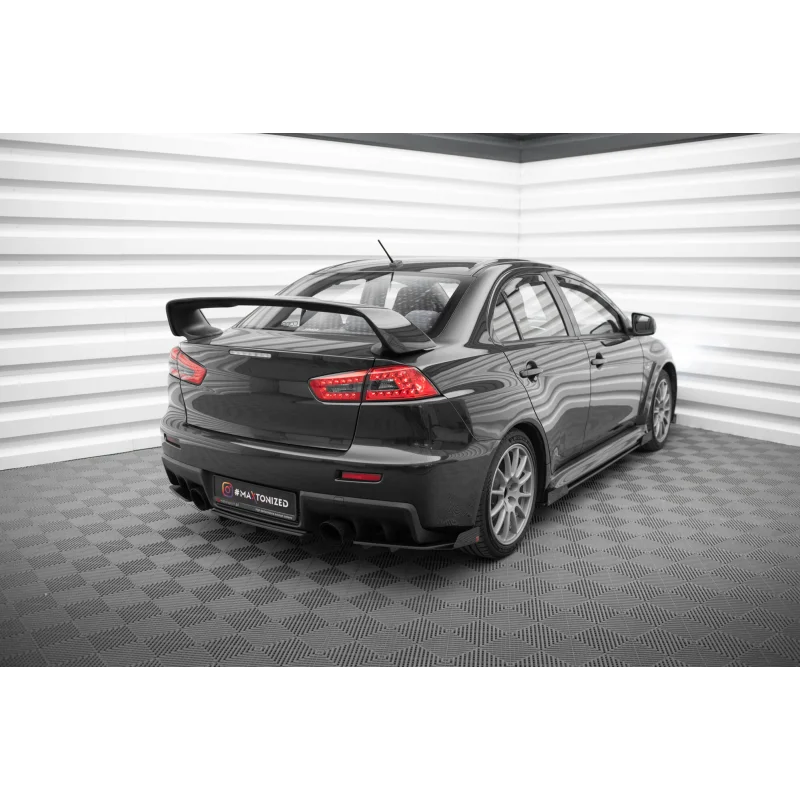 Street Pro Rear Diffuser Mitsubishi Lancer EVO X a 357,56 € uniw-MILA10EVOCNC-RS2B*21860 chez CAROU TUNING