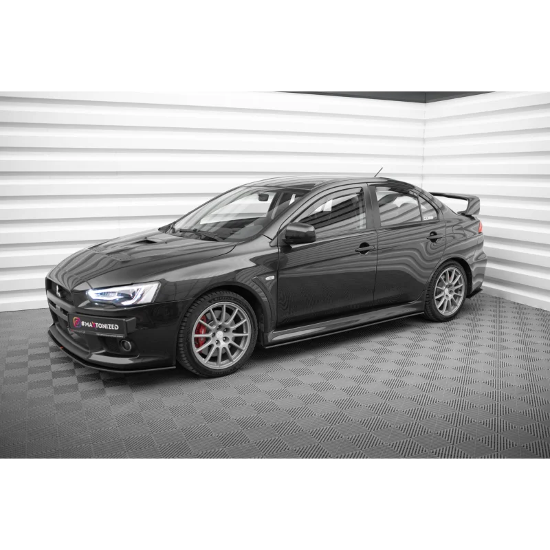 Street Pro Side Skirts Diffusers Mitsubishi Lancer EVO X a 357,56 € uniw-MILA10EVOCNC-SD2B*21867 chez CAROU TUNING