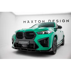 Front Splitter V.2 BMW X6 M F96 Facelift a 421,03 € uniw-BM-X6-F96F-M-FD2G*21924 chez CAROU TUNING