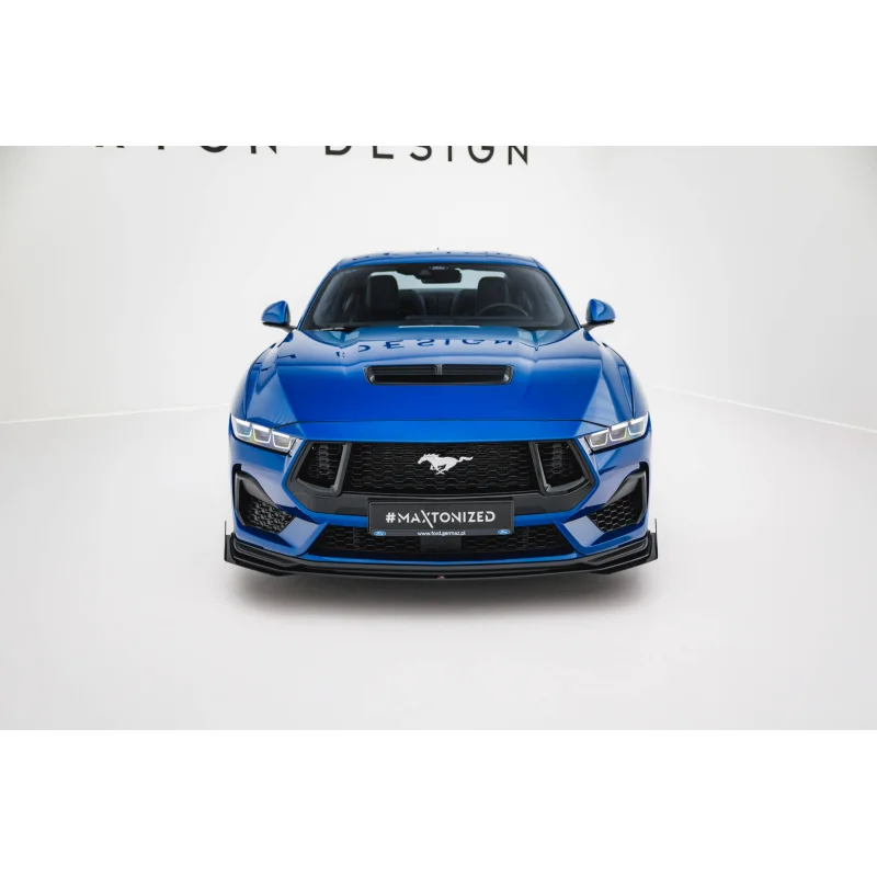 Street Pro Front Splitter + Flaps Ford Mustang GT Mk7 a 482,39 € uniw-FOMU7GTCNC-FD1B+FSF1G*21932 chez CAROU TUNING