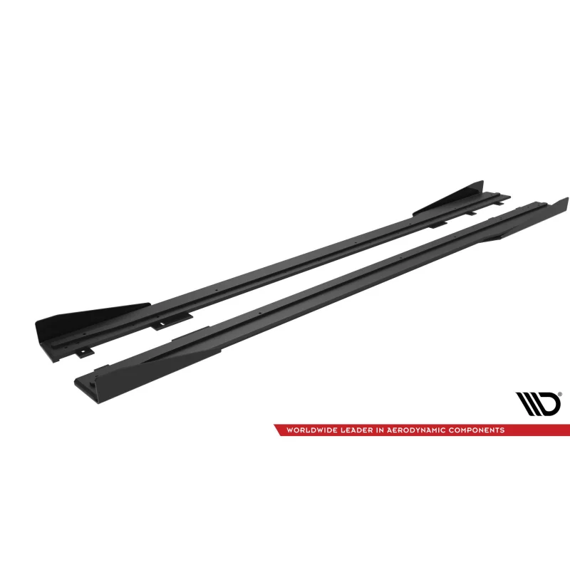 Street Pro Side Skirts Diffusers + Flaps Ford Mustang GT Mk7 a 482,39 € uniw-FOMU7GTCNC-SD1B+SF1G*21943 chez CAROU TUNING