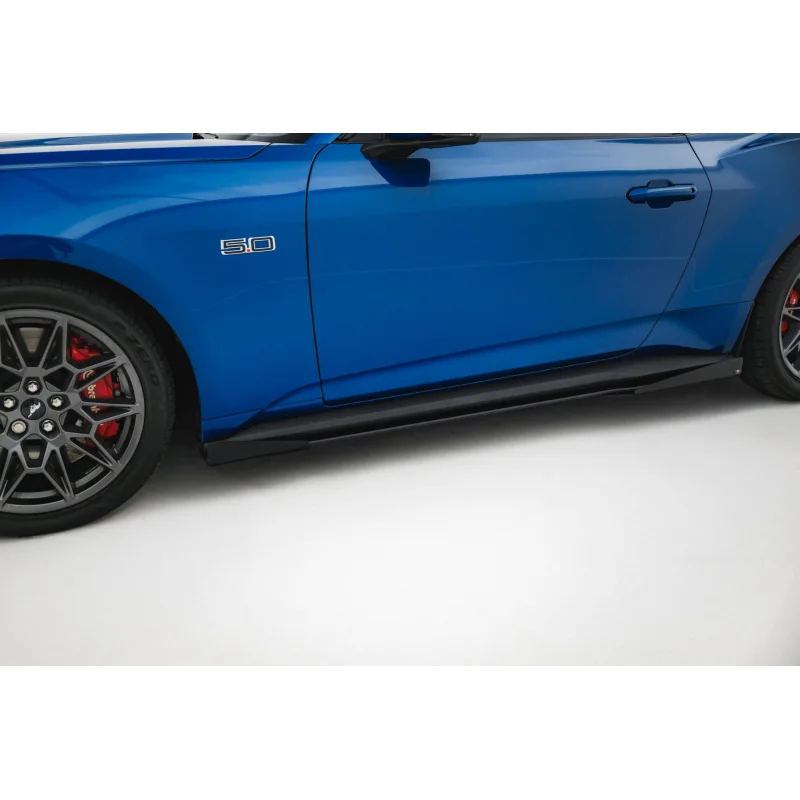 Street Pro Side Skirts Diffusers + Flaps Ford Mustang GT Mk7 a 567,02 € uniw-FOMU7GTCNC-SD1BRB+SF1G*21944 chez CAROU TUNING