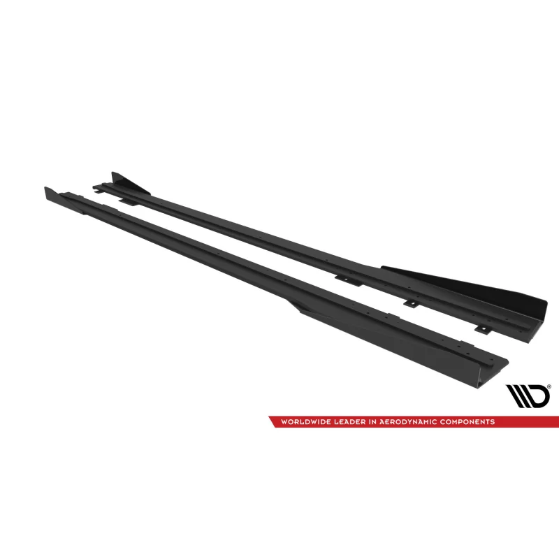 Street Pro Side Skirts Diffusers + Flaps Ford Mustang GT Mk7 a 567,02 € uniw-FOMU7GTCNC-SD1BRB+SF1G*21944 chez CAROU TUNING