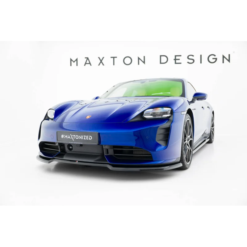 Front Splitter Porsche Taycan Turbo S Mk1 a 421,03 € uniw-PO-TAY-1-TURBO-S-FD1G*22123 chez CAROU TUNING