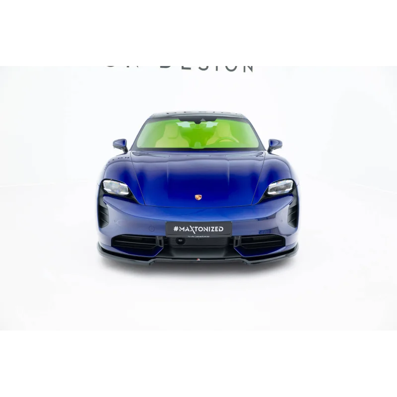Front Splitter Porsche Taycan Turbo S Mk1 a 421,03 € uniw-PO-TAY-1-TURBO-S-FD1G*22123 chez CAROU TUNING