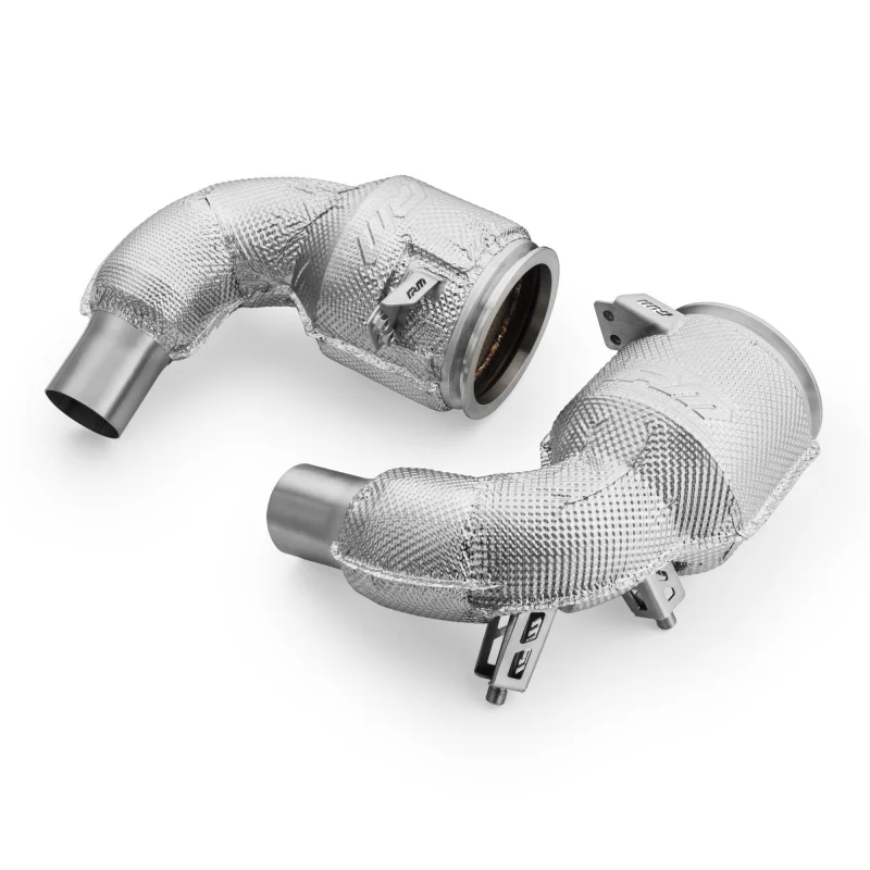 Downpipe Porsche Carrera 992 GTS with catalytic converter and heat shield a 13 582,23 € PROM.911992 chez CAROU TUNING