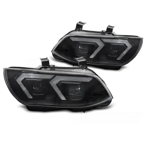 XENON HEADLIGHTS YELLOW LED BLACK DRL fits BMW E92 / E93 LCI 10-13 a 798,78 € LPBMS6 chez CAROU TUNING