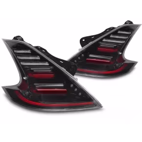  Feux Arrière Full LED Noir pour Nissan 370Z 2009-2020 à  879,40 €  Chez CAROU TUNING CONCEPT en GuadeloupeFeux Arrière Full LED Noir pour Nissan 370Z 2009-2020