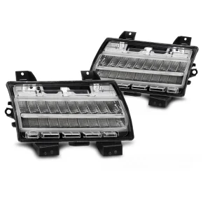  Éclairage Diurne Séquentiel Chrome Avant pour Jeep Wrangler JL 18-23 à  299,02 €  Chez CAROU TUNING CONCEPT en GuadeloupeÉclairage Diurne Séquentiel Chrome Avant pour Jeep Wrangler JL 18-23