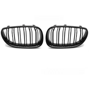 Grille Sport Noire Brillante Double Bar pour BMW E60/E61 2003-2010 a 110,25 € GRBML6 chez CAROU TUNING