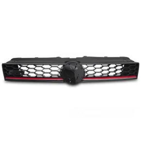 Grille Sport Style Noire Brillante avec Ligne Rouge pour VW Polo 6R 09-17 a 131,91 € GRVW36 chez CAROU TUNING