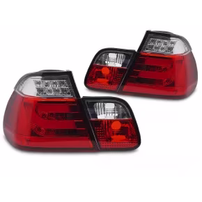  Feux Arrière LED Rouge Blanc pour BMW E46 1998-2001 Berline à  322,47 €  Chez CAROU TUNING CONCEPT en GuadeloupeFeux Arrière LED Rouge Blanc pour BMW E46 1998-2001 Berline