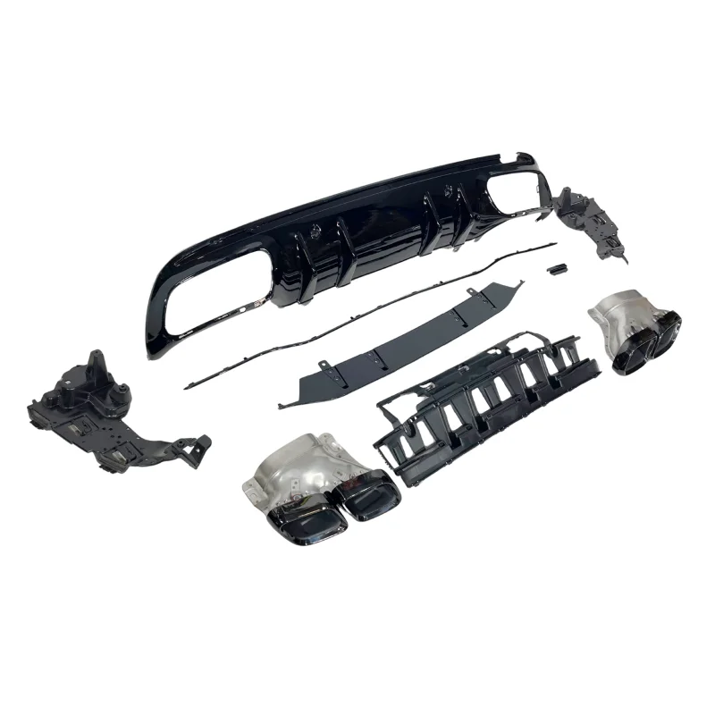 Déflecteur Arrière Mercedes W205 2019 4P / SW Look C63 Black a 556,41 € TCM0442 chez CAROU TUNING