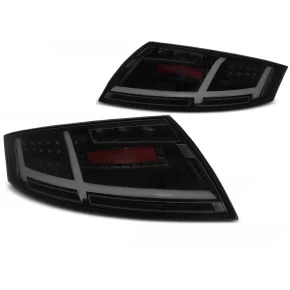 LED BAR TAIL LIGHTS BLACK SMOKE fits AUDI TT 04.06-02.14LED BAR TAIL LIGHTS BLACK SMOKE fits AUDI TT 04.06-02.14