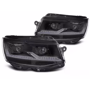 HEADLIGHTS FULL LED BLACK SEQ DRL fits VW T6 15-19HEADLIGHTS FULL LED BLACK SEQ DRL fits VW T6 15-19