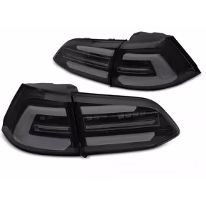 LED TAIL LIGHTS BLACK SMOKE SEQ fits VW GOLF 7 17-19 SWLED TAIL LIGHTS BLACK SMOKE SEQ fits VW GOLF 7 17-19 SW