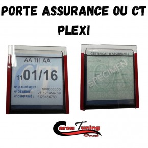 Porte certificat d'assurance simple neutre