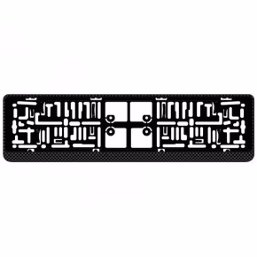 Support plaque immatriculation finition carbone a 15,00 € SPASNP04K chez CAROU TUNING