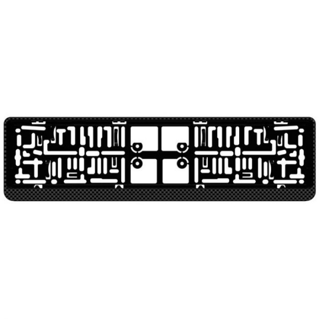 Support plaque immatriculation finition carbone a 15,00 € SPASNP04K chez CAROU TUNING