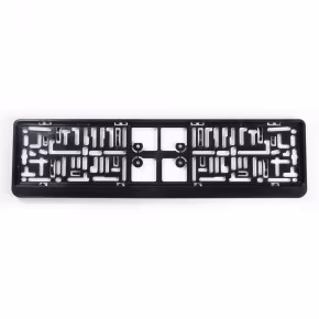 Support plaque immatriculation noir a 12,50 € SPASNP04B chez CAROU TUNING