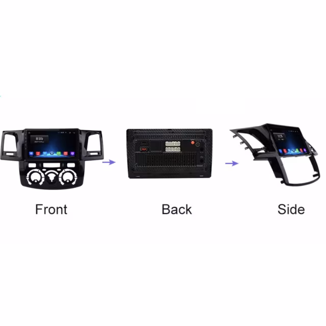 Autoradio android 10 Pro 8G+128G Toyota Hilux Revo Vigo 2007 - 2015 a 590,00 € TOYHIJS0715 chez CAROU TUNING
