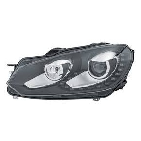 Phare Tube Lumière DRL Noir Avant pour VW Golf 6 10.08-12 a 623,80 € LPVWI5 chez CAROU TUNING
