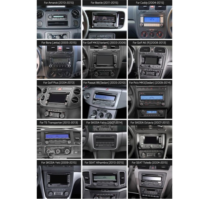 Autoradio Android 12 pour VW amarok -Golf 6 - polo6r, Seat, Skoda a 690,00 € IQ4KVWCAN chez CAROU TUNING