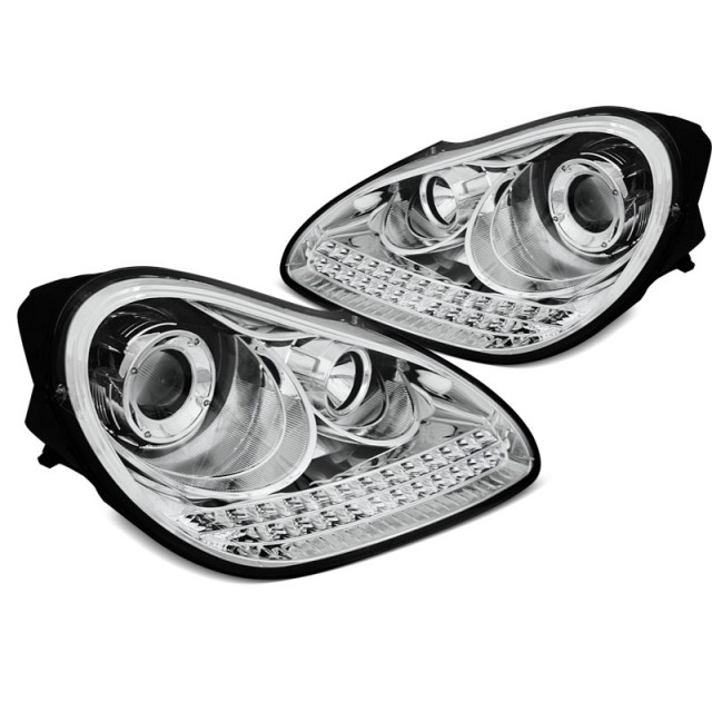 Journal Chrome HID Xenon Pour Porsche Cayenne 2002-2006 a 981,05 € LPPO09 chez CAROU TUNING