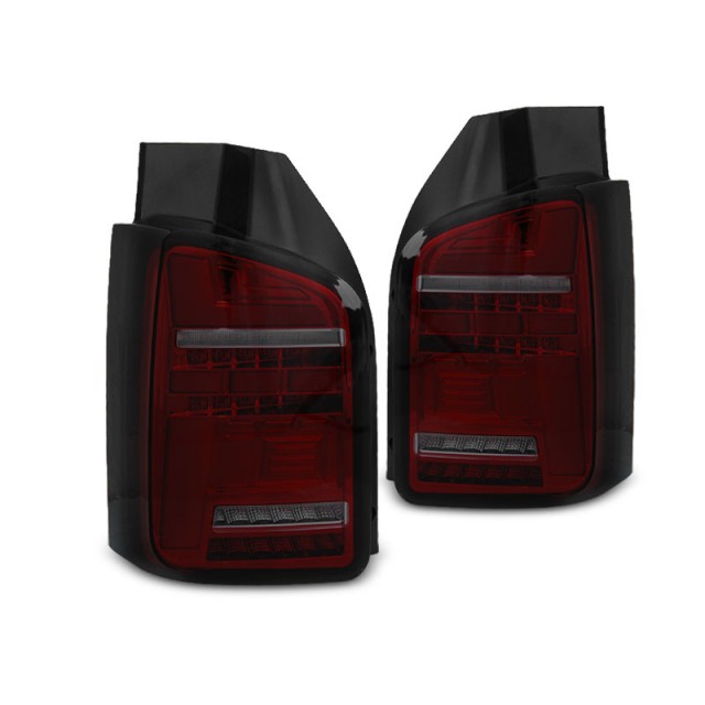 Feux Arrière LED Barre Rouge Fumée pour VW T6 2015-2019 a 577,48 € LDVWP2 chez CAROU TUNING