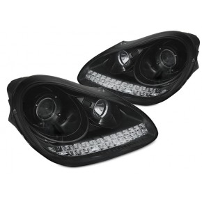 Phare Noir HID Xenon Avant pour Porsche Cayenne 2002-2006 a 981,05 € LPPO10 chez CAROU TUNING