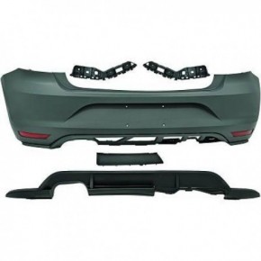 PARE CHOCS ARRIERE LOOK POLO 6C GTI POUR VW POLO 6R & POLO 6C (09-17) - SANS PDC a 620,00 € chez CAROU TUNING