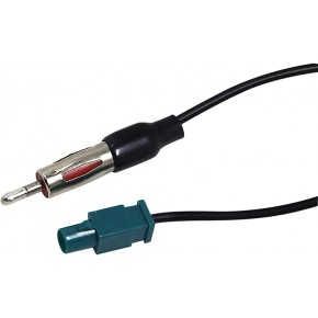 Adaptateur d'antenne audio Fakra vers DIN ISOAdaptateur d'antenne audio Fakra vers DIN ISO pour autoradio - Câble ISO PC5-100