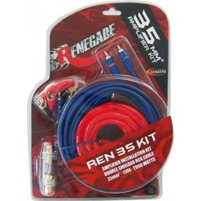 KIT CABLAGE Ren35kit pour ampli HiFi auto 35 mm² 2000WKIT CABLAGE Ren35kit pour ampli HiFi auto 35 mm² 2000W