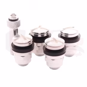 Vannes Plates en Aluminium Grises pour Voitures - Lot de 4 a 29,00 € chez CAROU TUNING