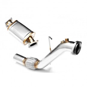 Downpipe BMW E60, E61 525d, 530d M57N + SILENCER a 780,46 € PROM.112104+112106 chez CAROU TUNING
