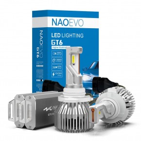  Kit LED NAO H9 GT6 110W 13200Lm DC9-32V à  79,00 €  Chez CAROU TUNING CONCEPT en GuadeloupeKit LED NAO H9 GT6 110W 13200Lm DC9-32V