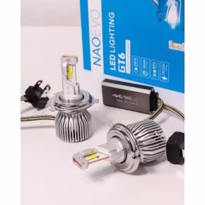 Kit LED H4 NAO GT6 110W 13200Lm pour Voiture Universelle DC9-32V a 89,00 € GT6H4 chez CAROU TUNING