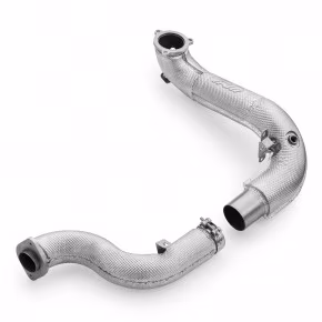 Mercedes-AMG A35 GPF W177 4MATIC downpipe with heat shieldMercedes-AMG A35 GPF W177 4MATIC tube d'échappement avec protection t a 1 982,88 € PROM.812108 chez CAROU TUNING
