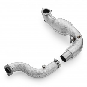 Mercedes-AMG A35 GPF W177 4MATIC downpipe with heat shield and catalytic convertersMercedes-AMG A35 GPF W177 4MATIC tuyau d'éch a 4 634,69 € PROM.812108C/OBD chez CAROU TUNING